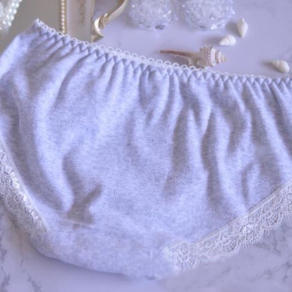 Saturday Panties. Baby soft cotton with embroidery. 24" to 34" waist. - Picture 3 of 7